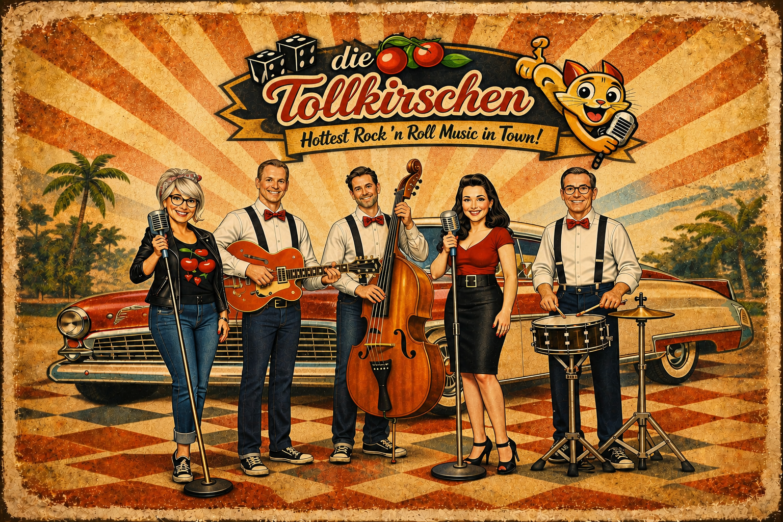 Tollkirschen-Rockabilly-Band